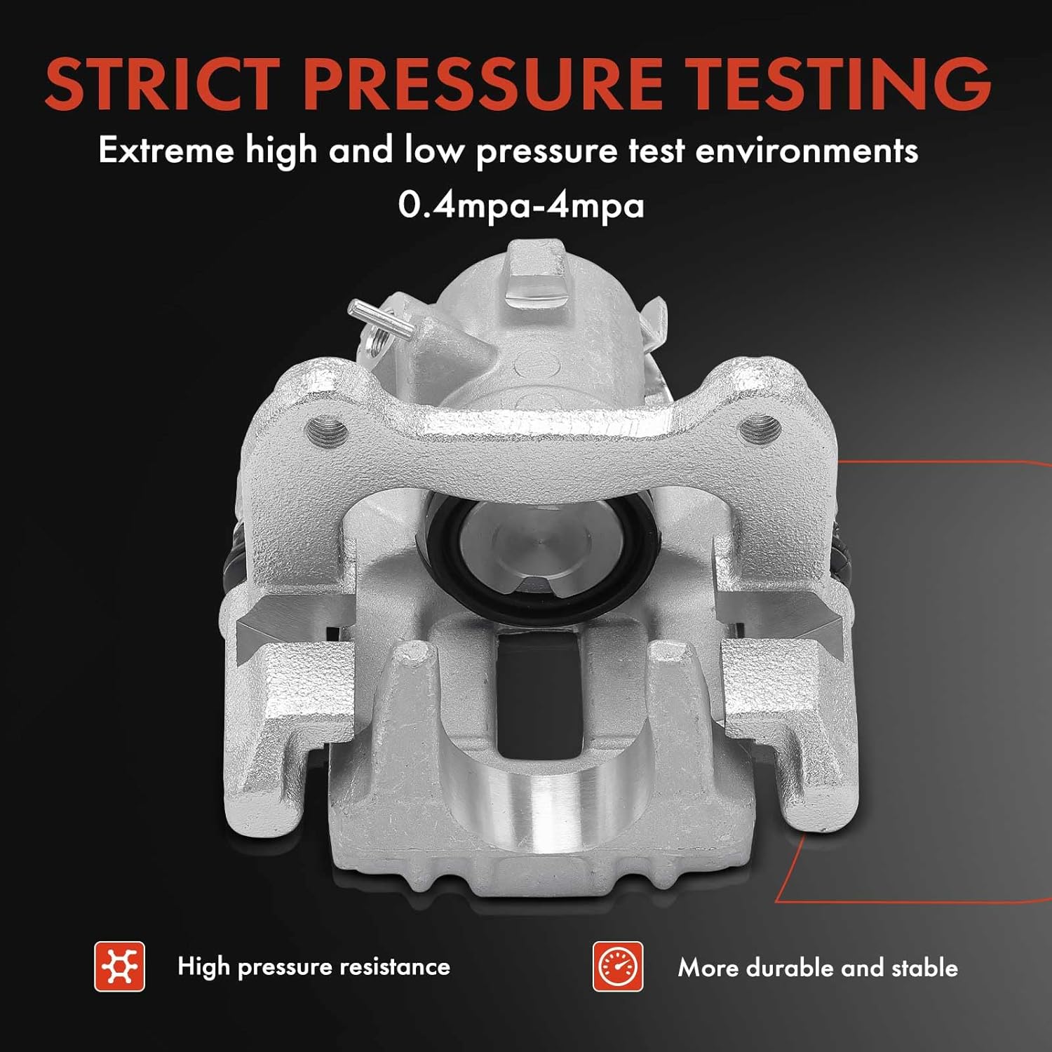 A-Premium Disc Brake Caliper Assembly with Bracket Compatible with Volkswagen Passat 2000-2005 & Audi A6 Quattro 1998-2004, Allroad Quattro 2001-2005, 1.8L 2.7L 2.8L 3.0L - Rear Side, 2Pcs