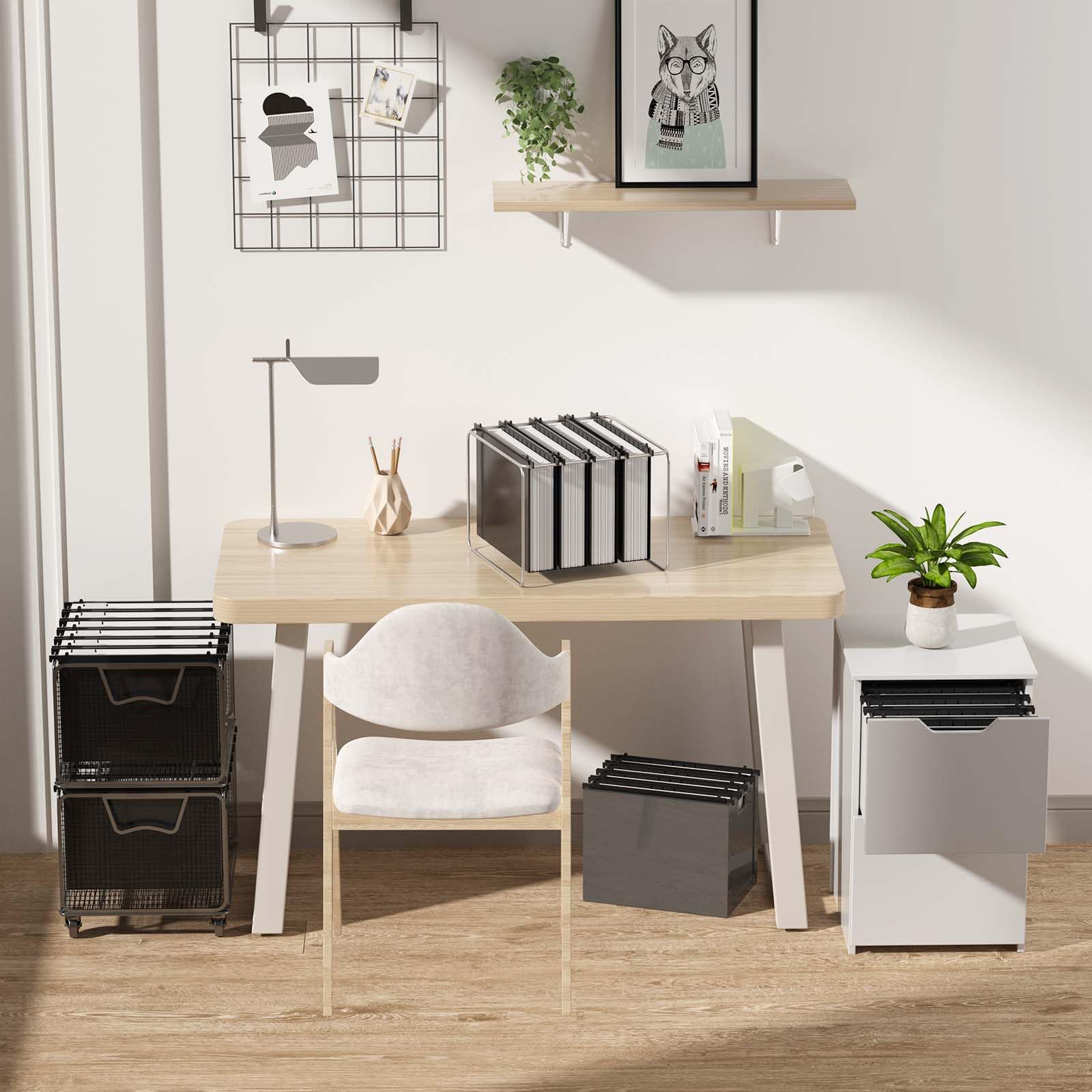 Carpeta colgante de plástico de capacidad extra, tamaño carta, paquete de 12 carpetas colgantes reforzadas con expansión resistente de 2 pulgadas, organizador colgante duradero diseñado para