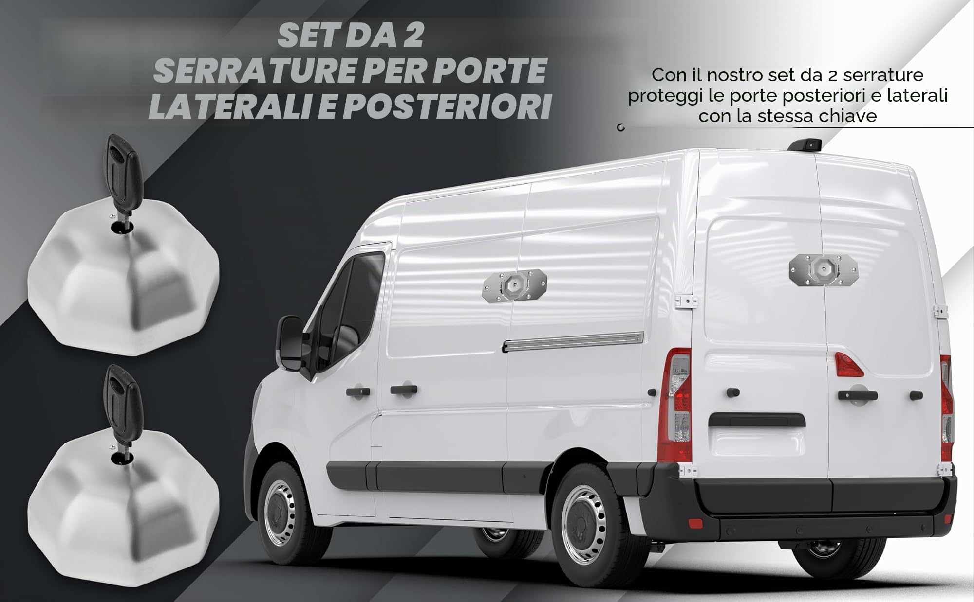 Lucchetto furgone - Serratura furgone sicurezza - Serratura automobile