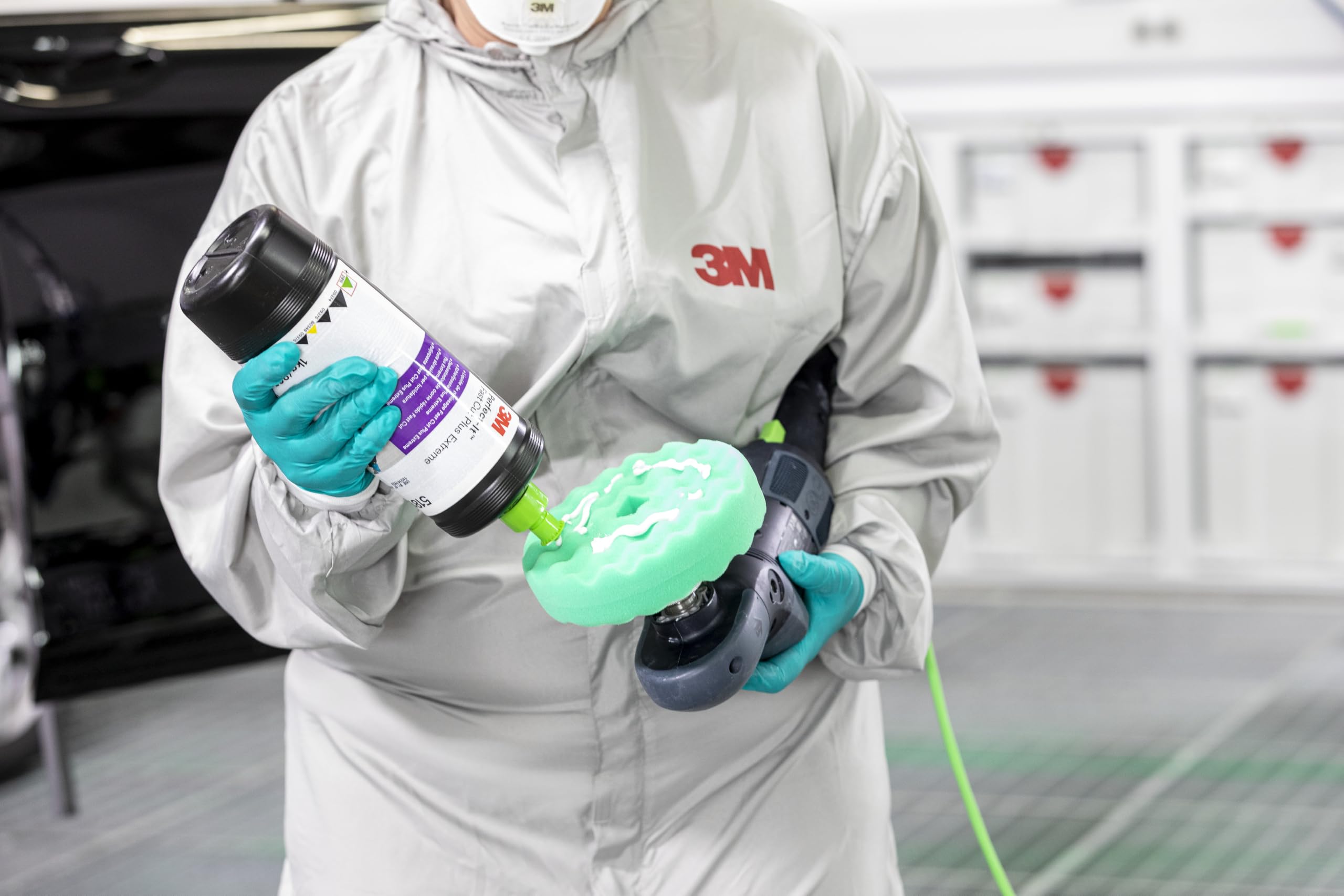 3M Perfect-it Fast Cut Plus Extreme 51815 - Pour la Polissage et la Restauration Automobile - Bouteille de 1 kg