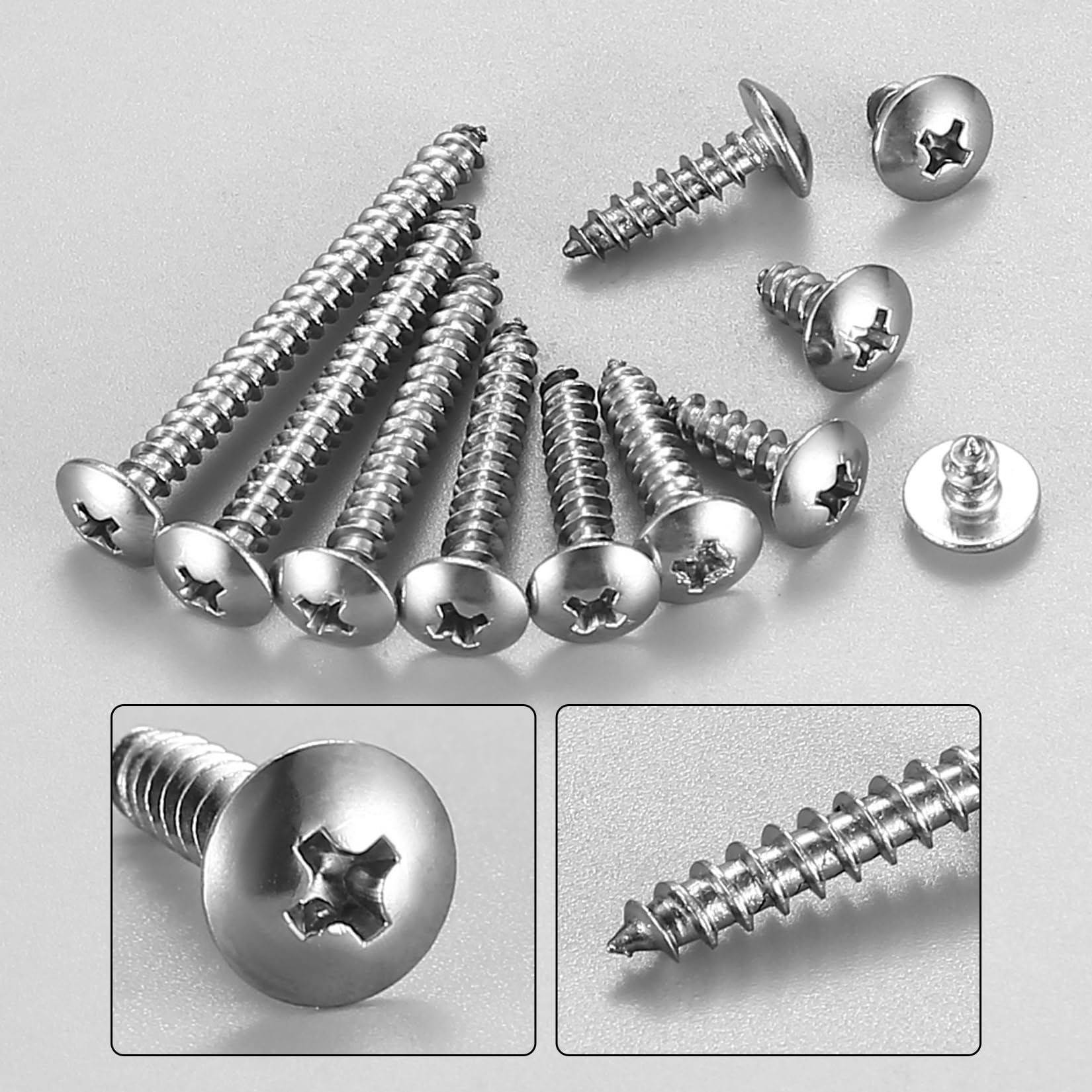 Viti Per Legno Autofilette 250 A Testa Svasata Per Legno - Pozidriv, Acciaio Zincato Viti Euro - Foto 14