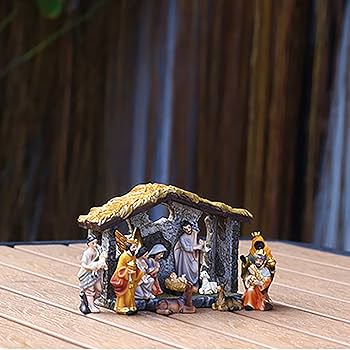 Amazon.co.jp: キリスト降誕セット フィギュア付き デラックス