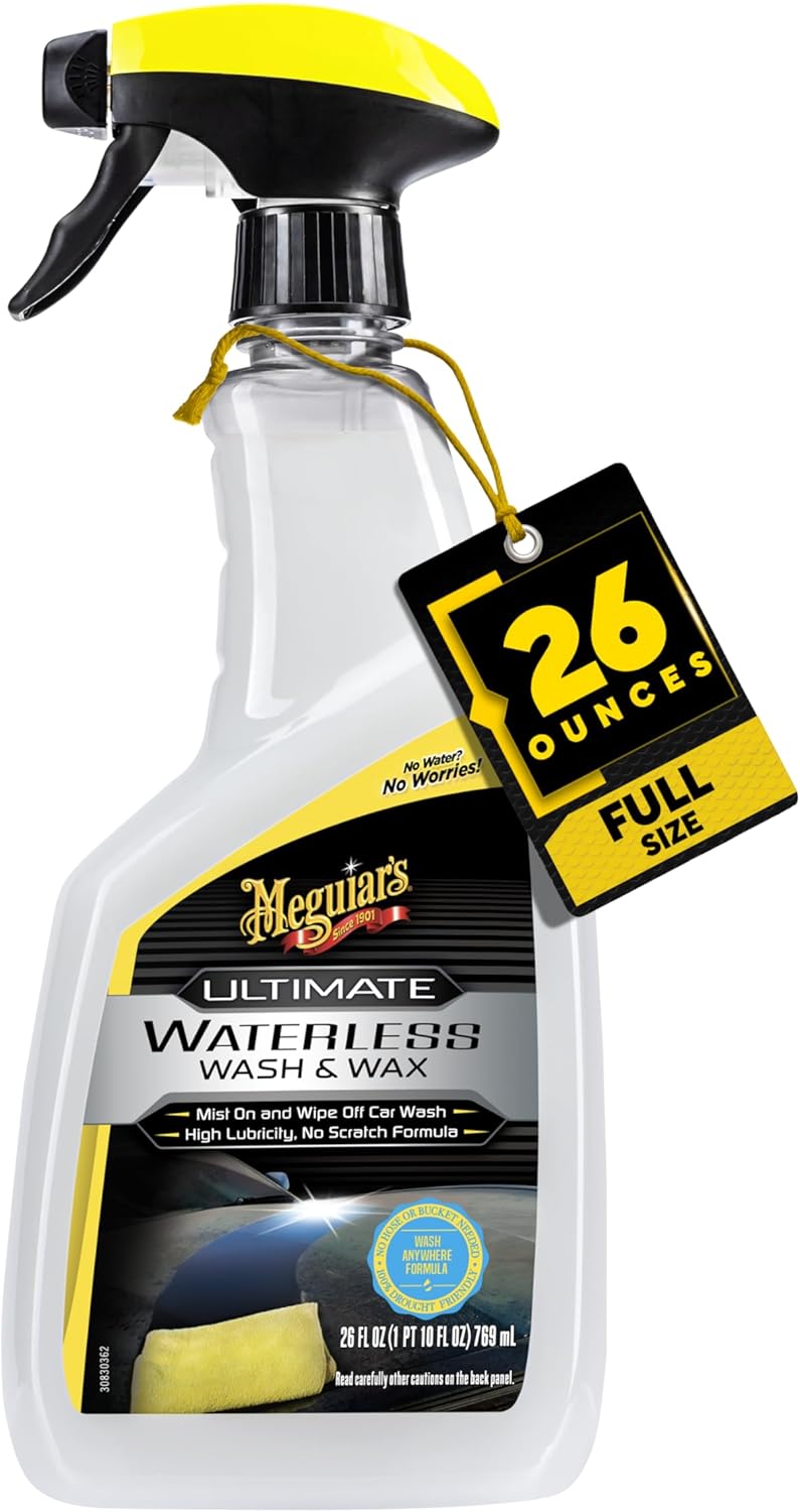 Meguiar’s G3626EU Ultimate Wash & Wax Anywhere Waterless Cleaning Product