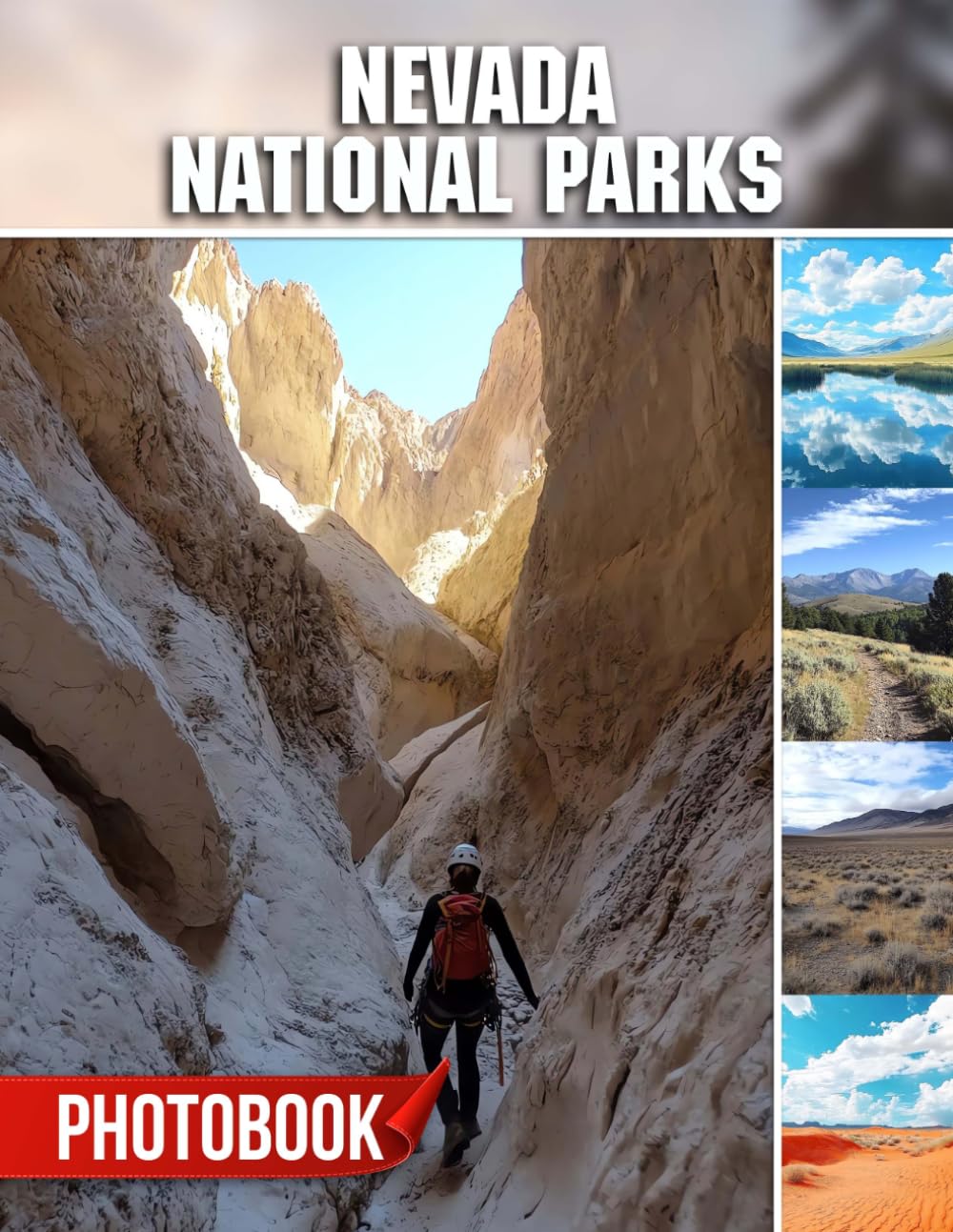 Nevada National Parks Photo Book: Desert State Wilderness With 40 Pages Of Red Rock Formations And Arid Landscape Photography