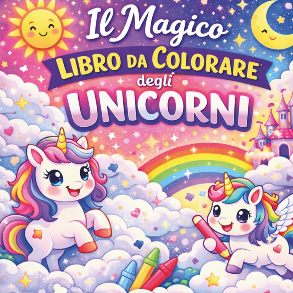 Il Magico Libro Da Colorare Degli Unicorni: Un magico libro da colorare per bambini