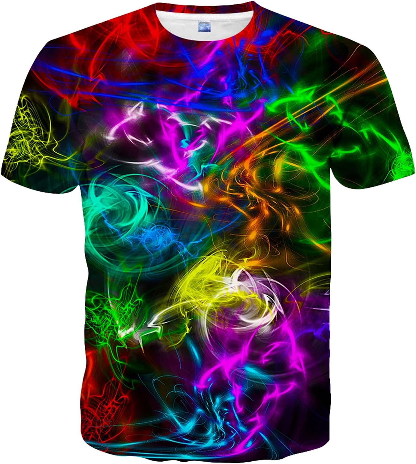 Hgvoetty Unisex Stylish 3D Printed Shirts Short Sleeve Graphic T-Shirts Tops Tees for Men and Women