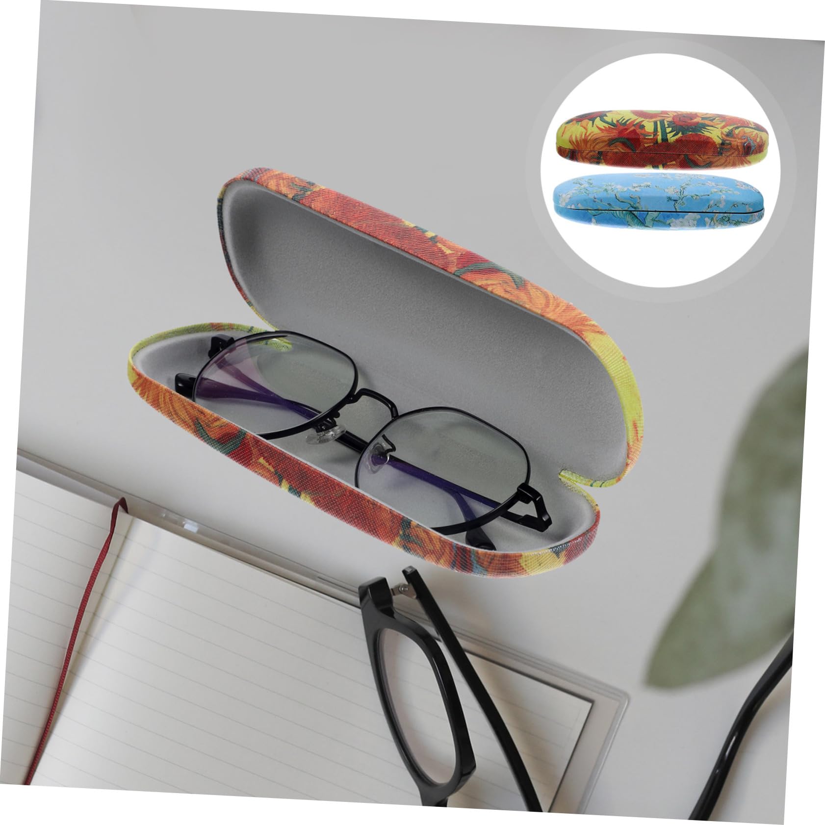 BESPORTBLE Scatole Per Bicchieri Organizzatore Di Occhiali Da Sole Astuccio Scatola Scatoloni Custodia Per Occhiali Da Sole Custodia Rigida Per Occhiali Da Sole Da Donna Pu