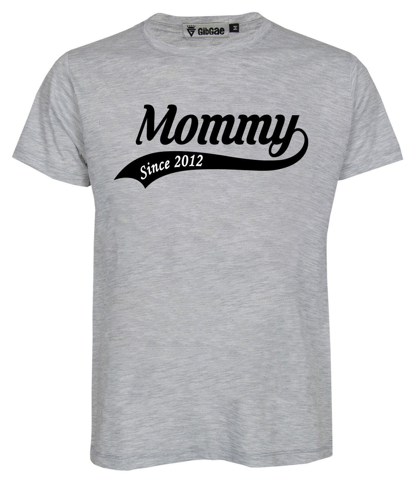 Mommy Since 2012 Baby Mommy Women Text Tee T-Shirt