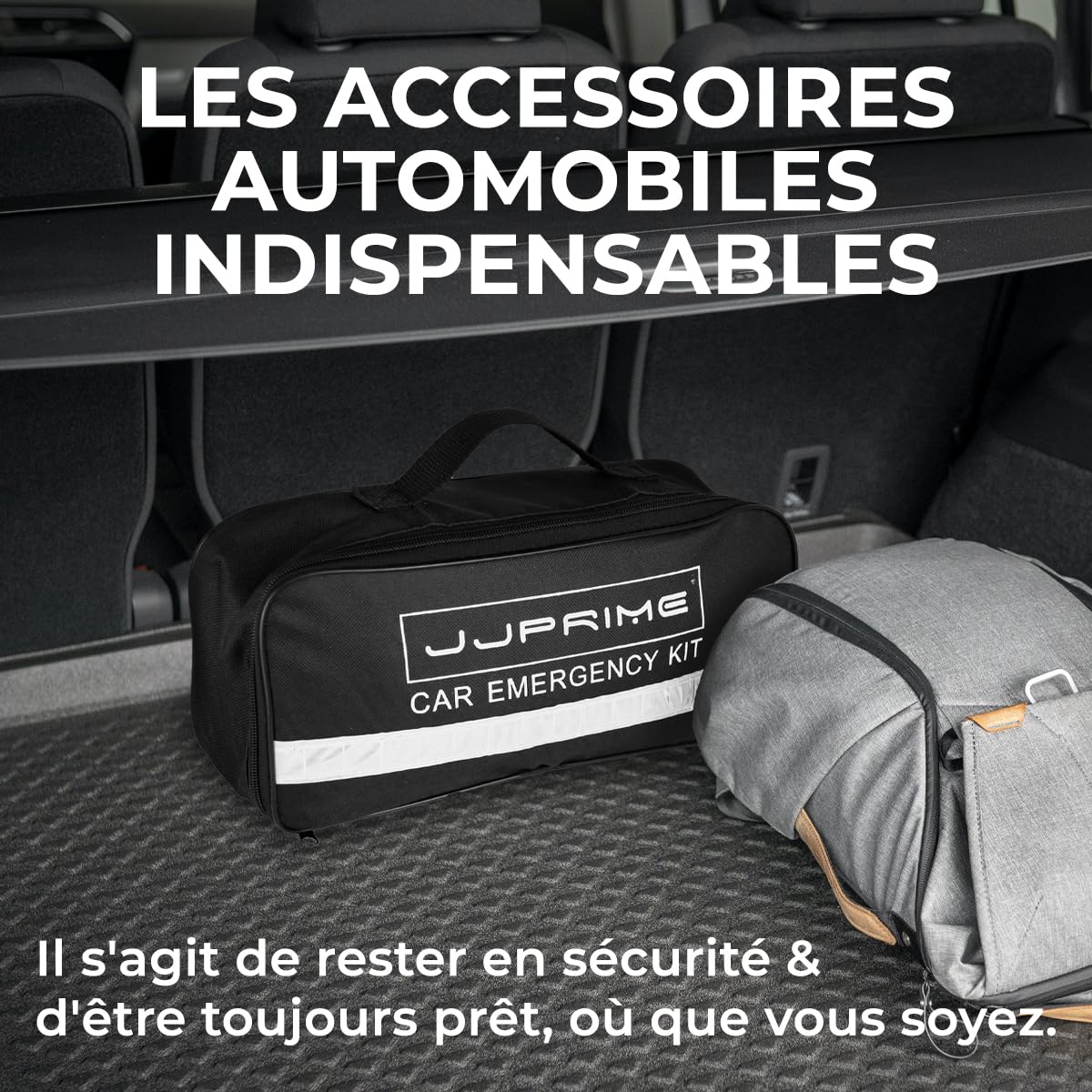 Lot de 12 Kit Securite Voiture avec Triangle de Signalisation Voiture et Kit Voiture Securite | Cadeau Jeune Permis | Outils D'urgence Automobile Van Caravane