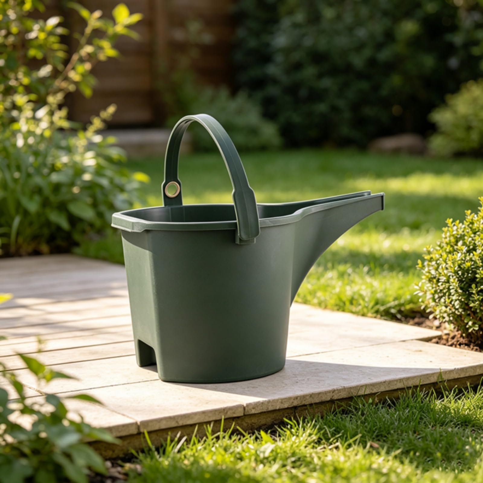 Gießkanne Garten Gießbehälter Bewässerungskanne Wasserkanne mit Langem Auslauf aus PP für Kontrolliertes Gießen Ohne Spritzen Ergonomisch Geformter, Dunkelblau | Groß, präzise, Kunststoffgießkanne, für Garten, Terrasse, Pflanzenliebhaber