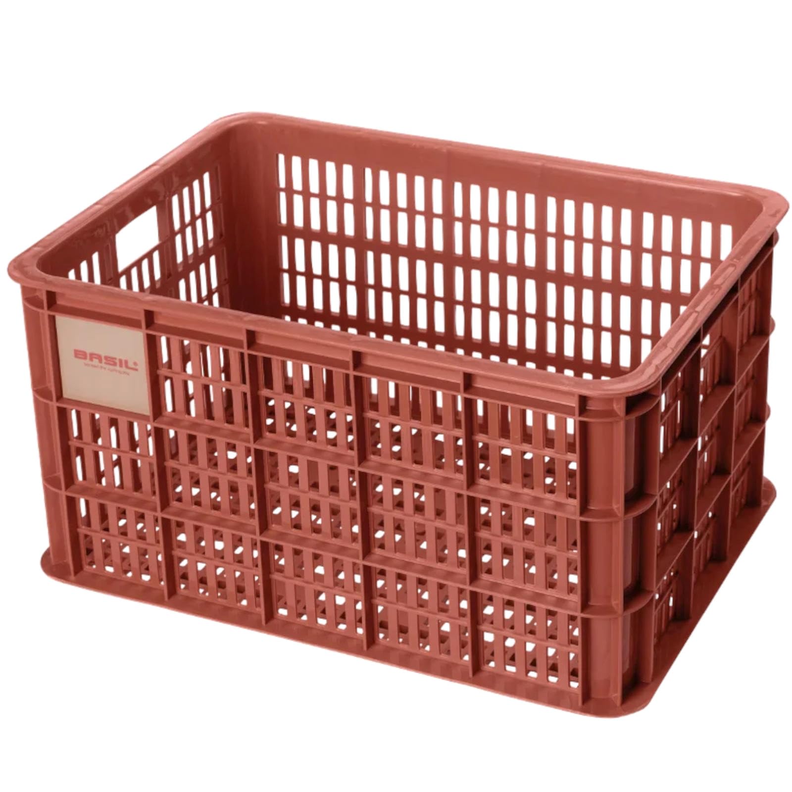 Basil B.V. Unisex - Adult Crate Bicycle Box, Red, 49.8 x 39 x 26.5 cm