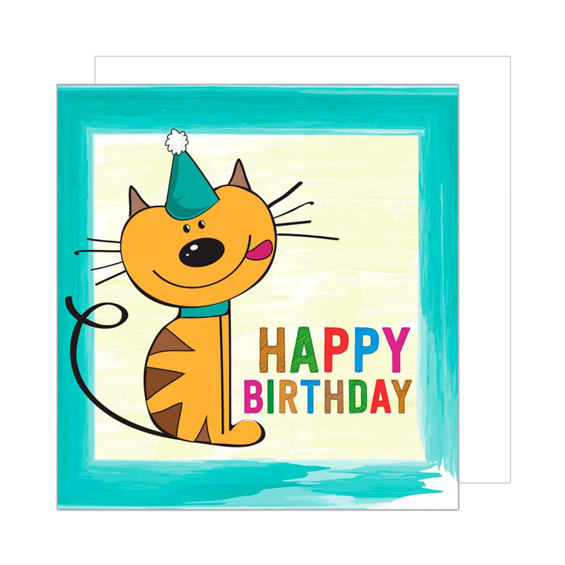 Edition Seidel Premium Square Birthday Card With Envelope Greeting Happy Birthday For Him Or Her Male Female Girl Boy Children Kids Teens Friend - View #14