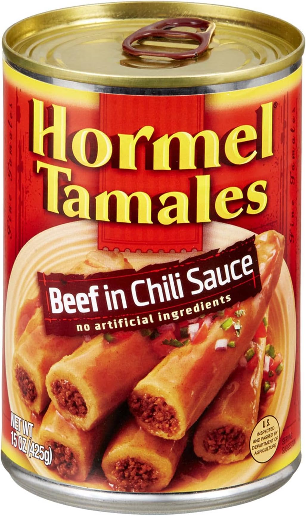 HORMEL Beef Tamales, Canned Tamales, 15 Oz