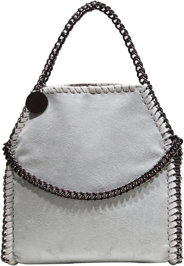 Chain Shoulder Bag Women Hobo Suede Crossbody Bag Foldover Clutch Handbags for Women Large Casual Tote
