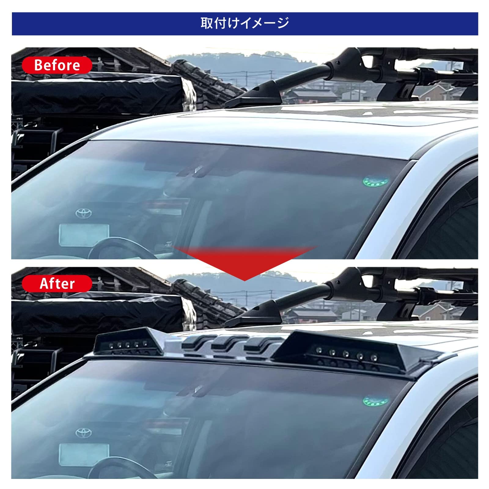 Amazon | 【VALFEE ジャパン】プラド 150系 LEDルーフマーカー ルーフ