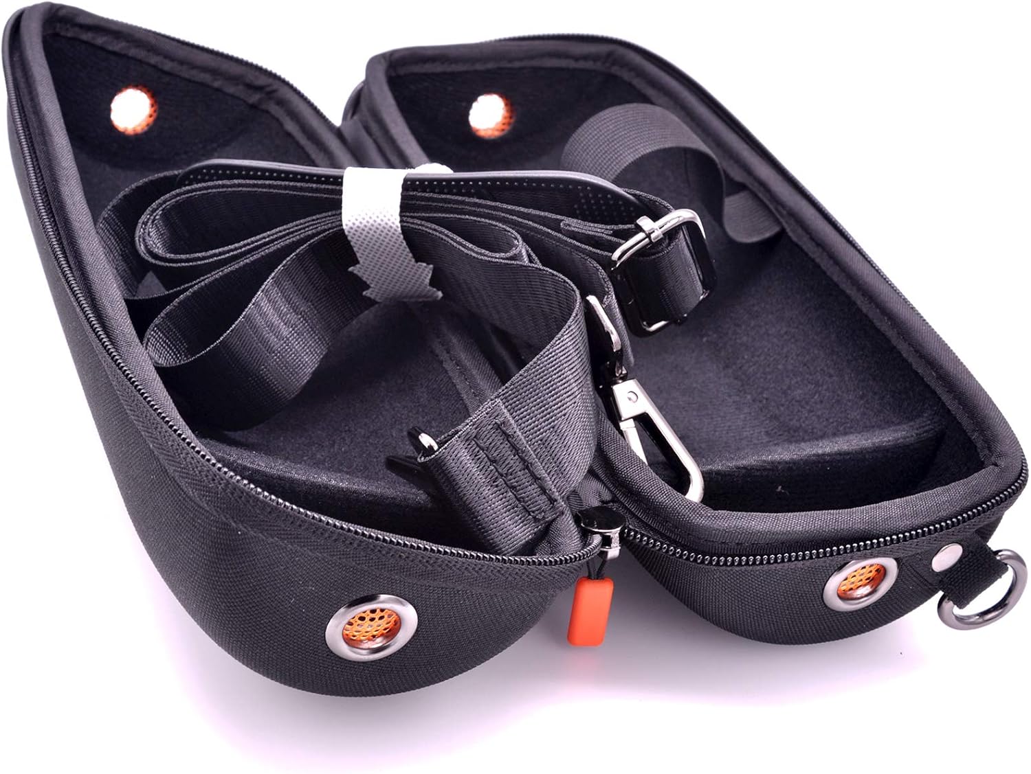 Portable Carrying Case Hard Shell Travel Storage Case with Adjustable Shoulder Strap Replacement for Pulse 4 Bluetooth Speaker Black - Image 3