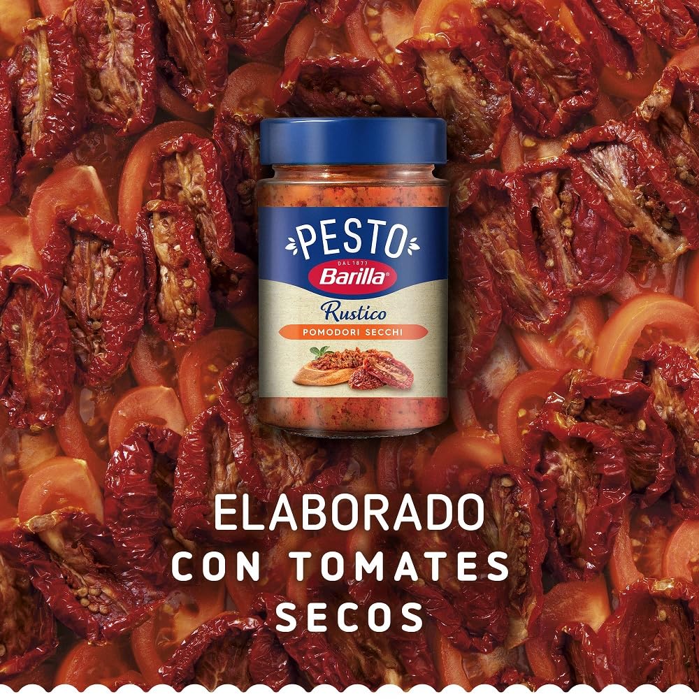 Barilla Pesto Rustico de Tomates Secos 200g