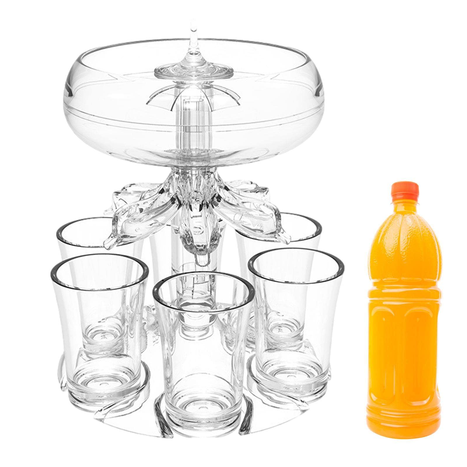 Distributeur de cocktails et boissons de fête avec support 6 shots