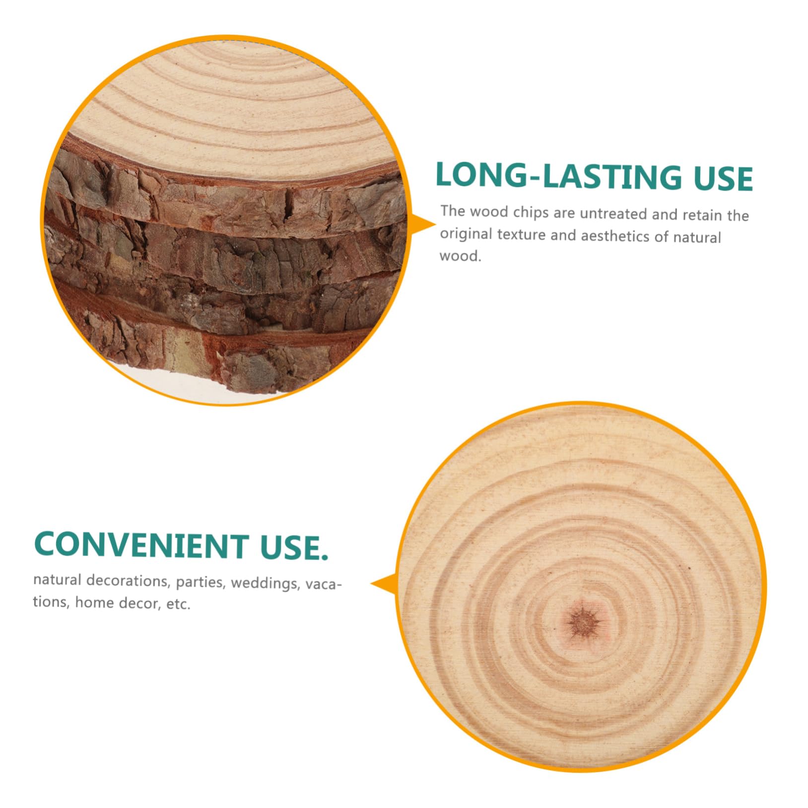 NUOBESTY 16stücke Unbehandelte Holzscheiben Für -projekte Natürliche Holzkreise Für Hochzeiten Bastelarbeiten Tischdekoration Und Kreative Kunsthandwerke
