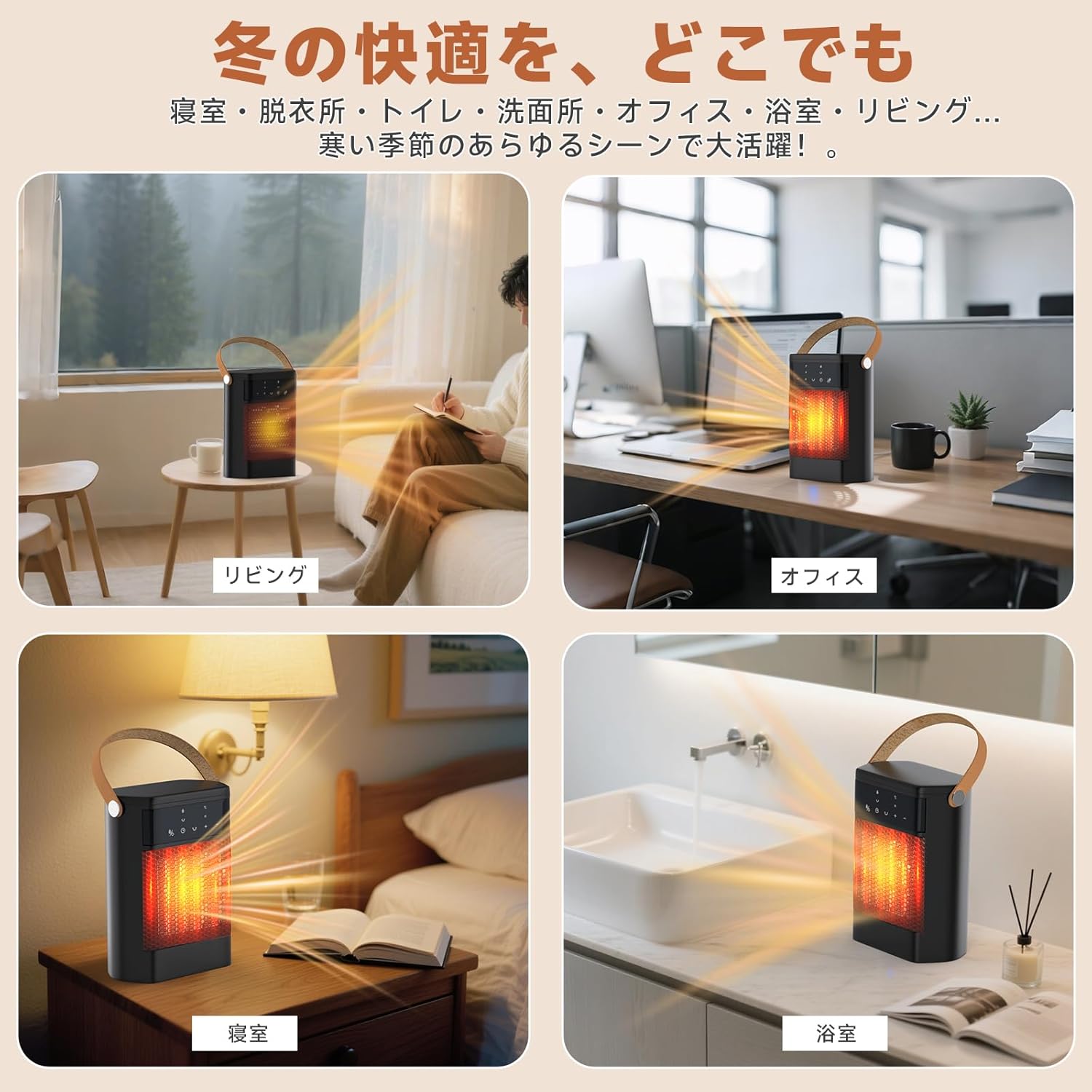 lixinixil セラミックヒーター ミニ セラミックファンヒーター