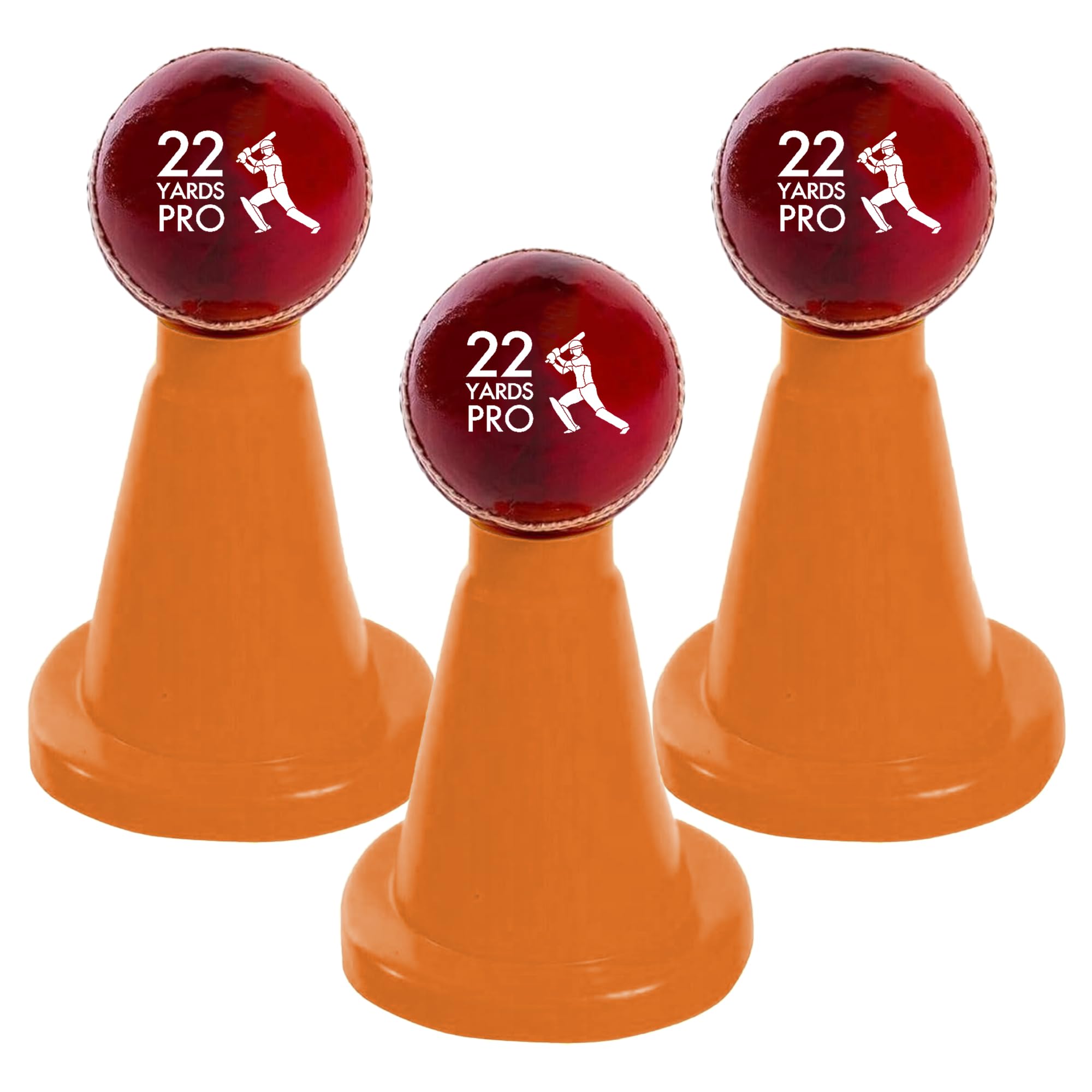 22YardsPro Cricket Batting Tee – Durable Plastic Practice Stand for Cricket Training & Coaching – Stable Design for Indoor & Outdoor Use – Lightweight & Portable – Ball Not Included