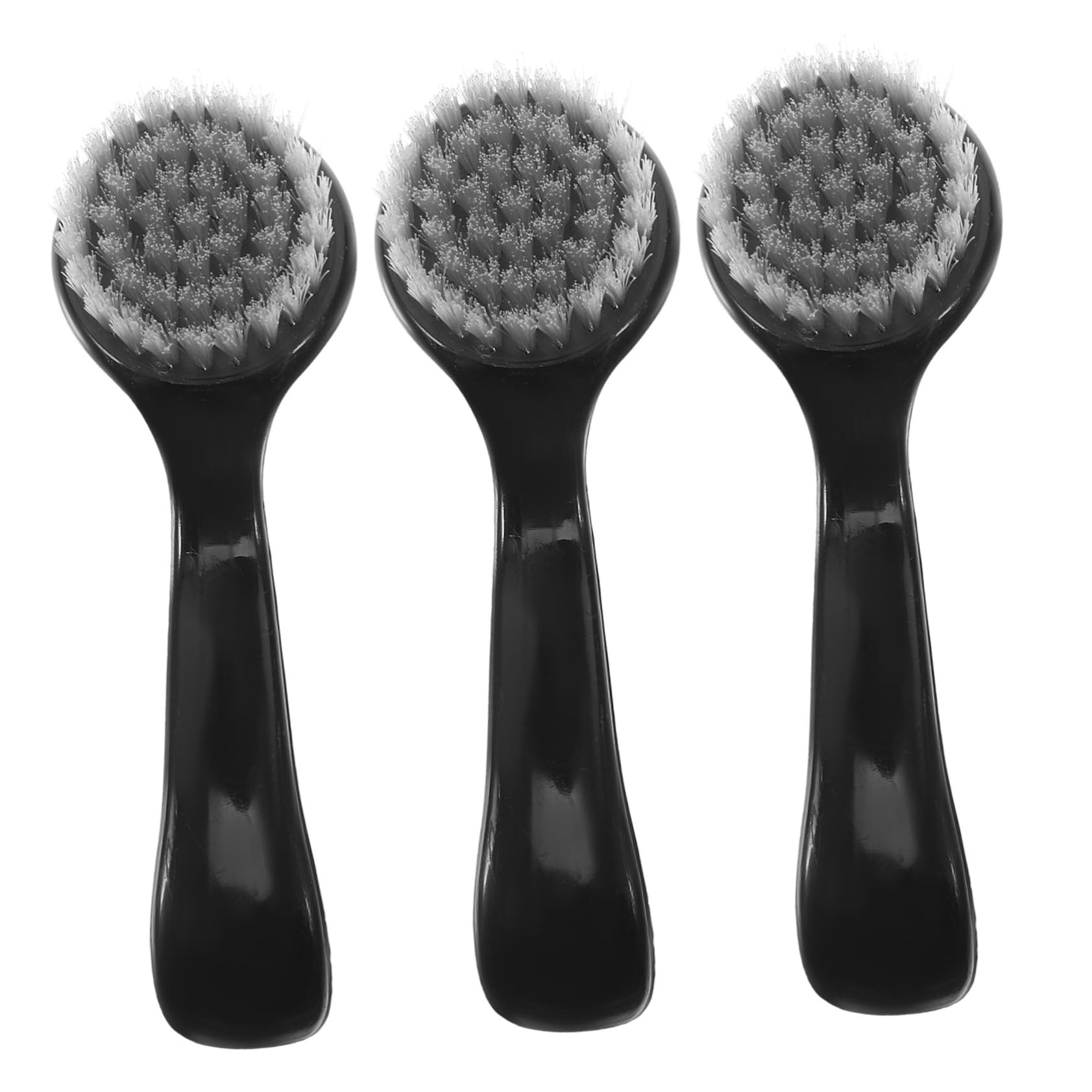 HAPINARY Horn Brush Set 3pc Face Scrubber Exfoliator Gentle for Face Manual Facial Cleansing Brush