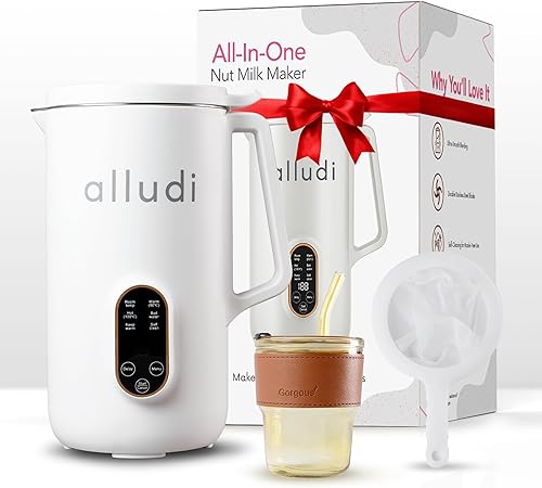 Máquina automática para hacer leche de nuez 10 en 1 de 27 onzas  Coco casero, avena, leche de almendras, bebidas a base de plantas  Máquina de soja