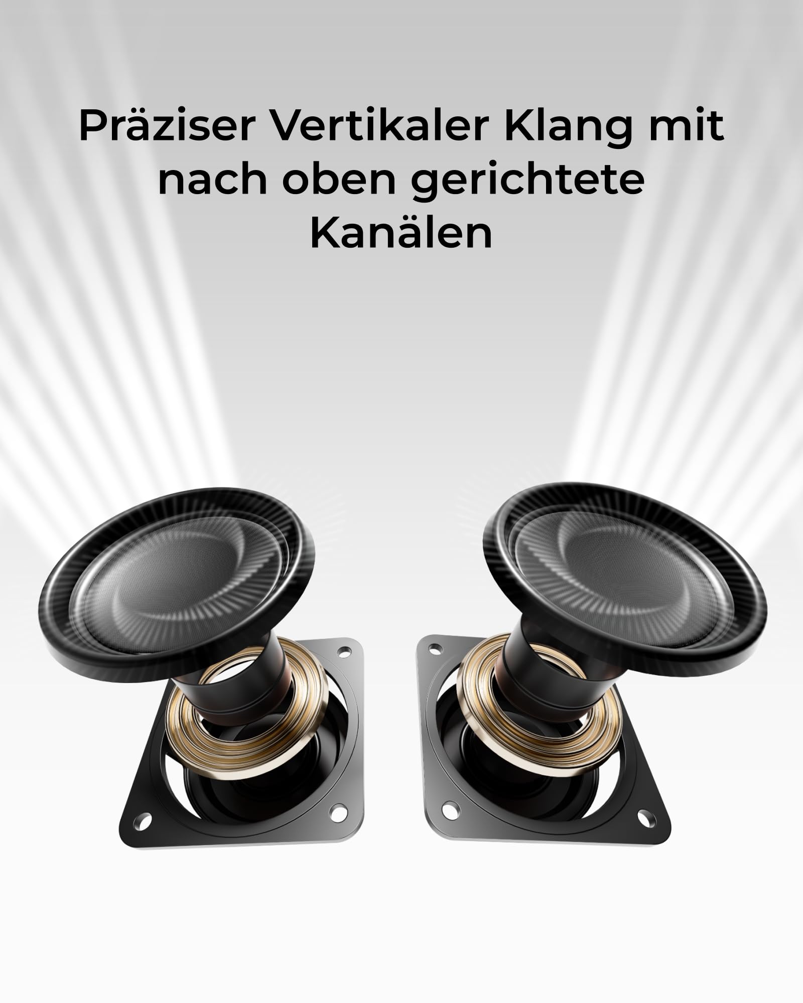 ULTIMEA Skywave F30 Boom 3.1.2 Soundbar für TV Geräte mit Dolby Atmos | 6,5" Subwoofer, Up-Firing Lautsprecher für Echten 3D-Klang, 360W Spitzenleistung, App, VoiceMX, BassMX, Bluetooth® 5.4, HDMI