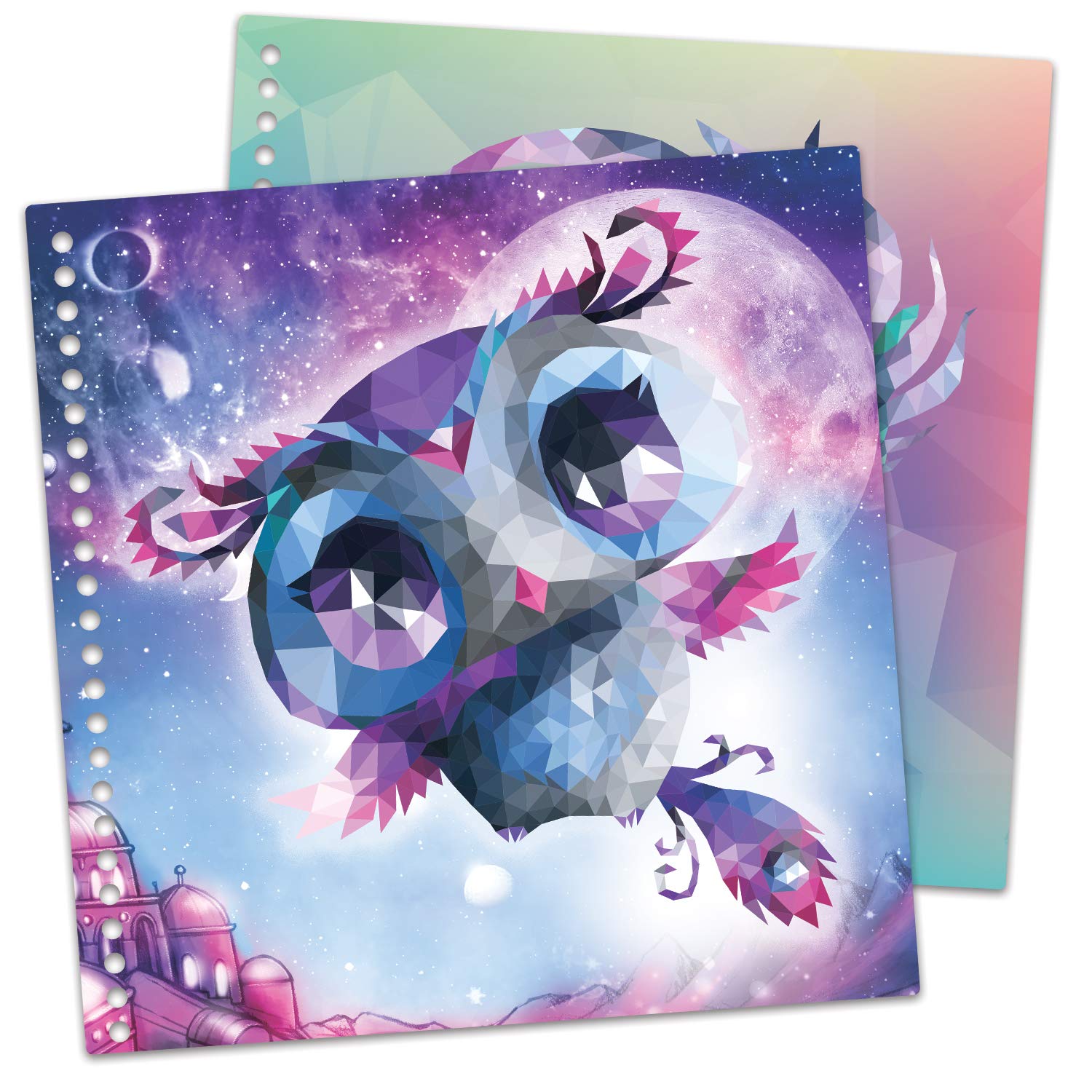 Nebulous Stars - Creative Notebook - Paint by Stickers, Multi, one Size (2021)