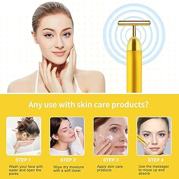 Amazon.com: Face Massager Electric Skin Care Tool, 24k
