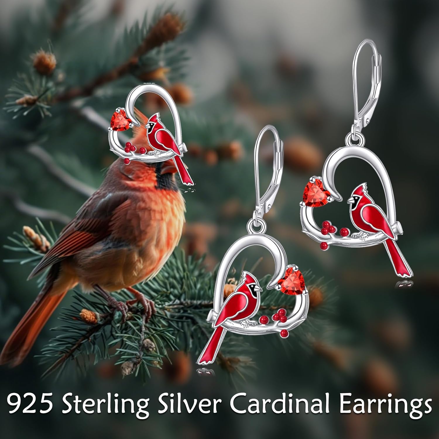 Moon Leverback Earrings Halloween Earrings for Women 925 Sterling Silver Celtic Jewelry Gifts for Her