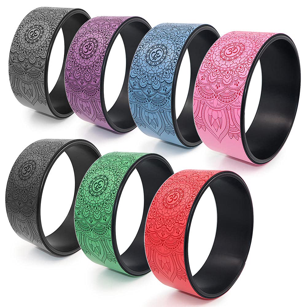 Rodillo Abdominal for Fortalecer el Torso y aliviar el Dolor de Espalda - Blue Gym Equipment,Anillos de Yoga