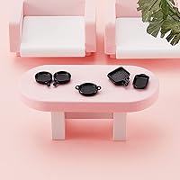 Vista 6 de Skylety 8 Pcs Dollhouse Kitchen Accessories Dollhouse Metal Miniature Pots and Pans Mini Kitchen Stovetop Cookware Christmas Role Play Party