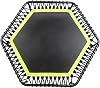 Mini Fitness Trampoline for Adult Kids, Workout Rebounder Indoor Outdoor Home Gym Garden Jumping Small Exercise Trampoline for Sports Workout, Max Weight 200KG, 44, Green