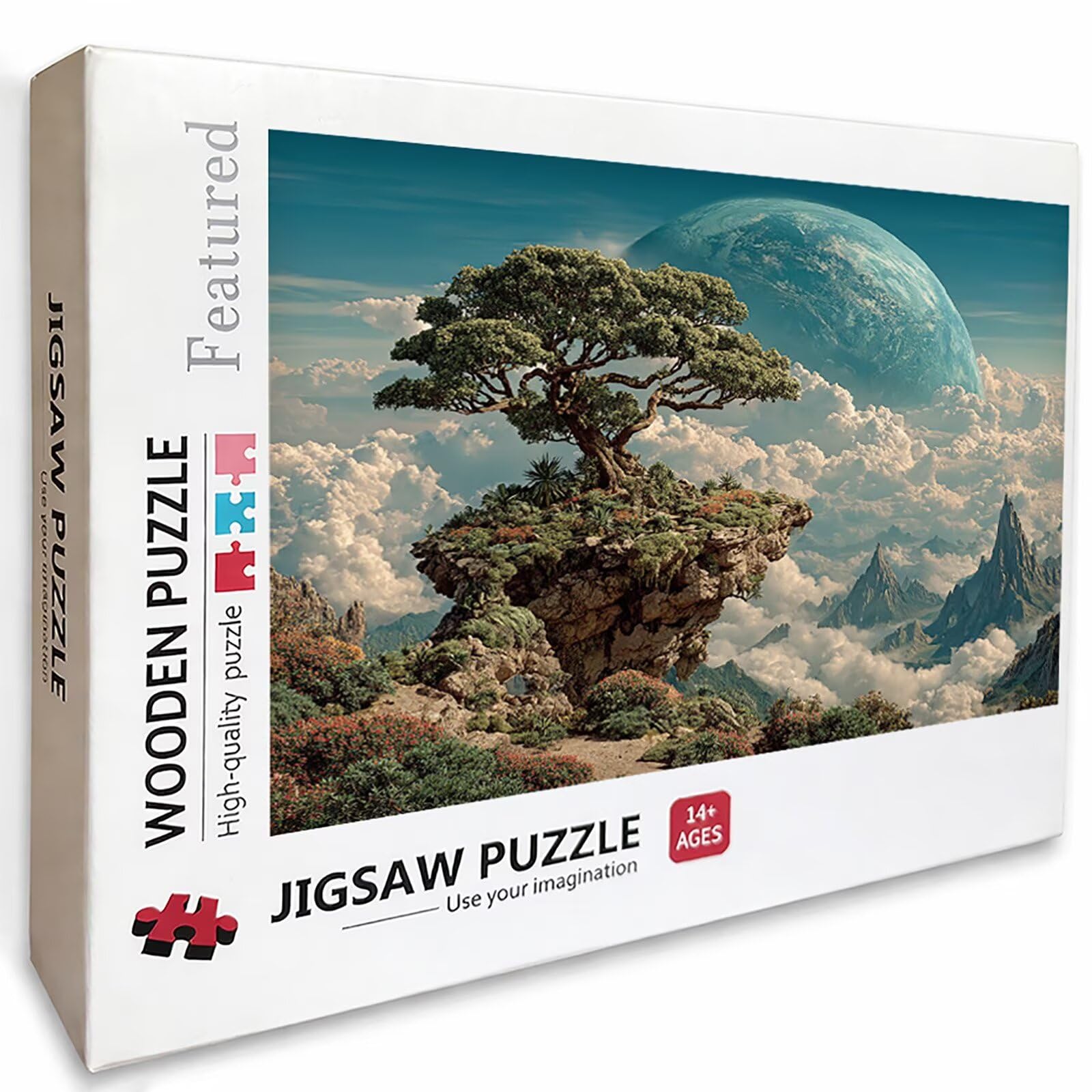 Drewniane puzzle planetowe, 179 x 105 cm, drzewo Jigsaw, 6000 elementów, dla dorosłych, z pudełkiem, wymagająca gra logiczna, kolorowa gra w układanie, prezent dla nastolatków, dla wszystkich grup