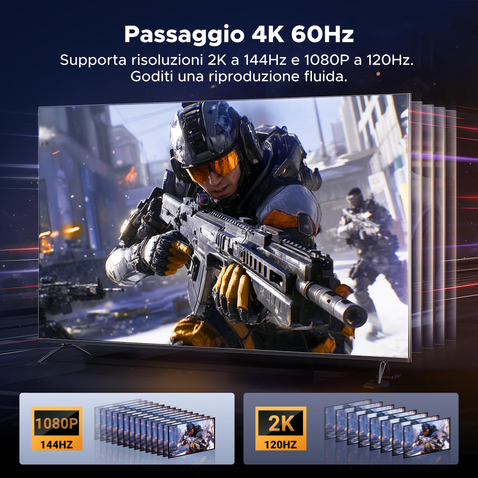 UGREEN Carta di Acquisizione Video HDMI 4K 30Hz USB-C 3.2, Registrazione e Streaming 4K 60Hz, Uscita Loop, Compatibile con PS5/4 Pro, Xbox Series X/S/One, Switch 2, MacBook, PC, iPad, Fotocamera