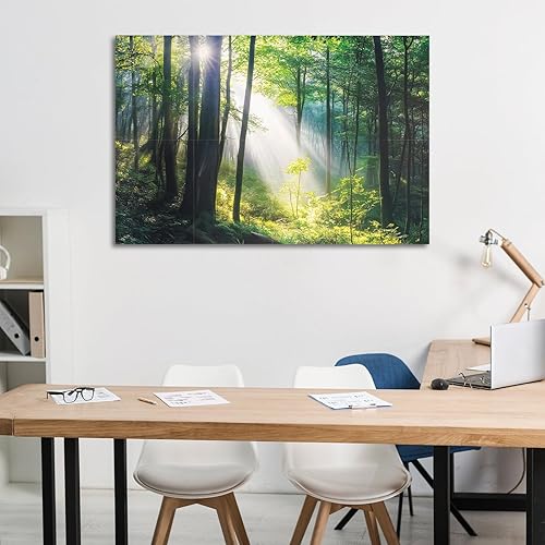 Miniatura 9 de DOLLAR BOSS Paneles acústicos artísticos de pared, paquete de 8 paneles a prueba de sonido de 48 x 32 pulgadas para pared, paneles decorativos de