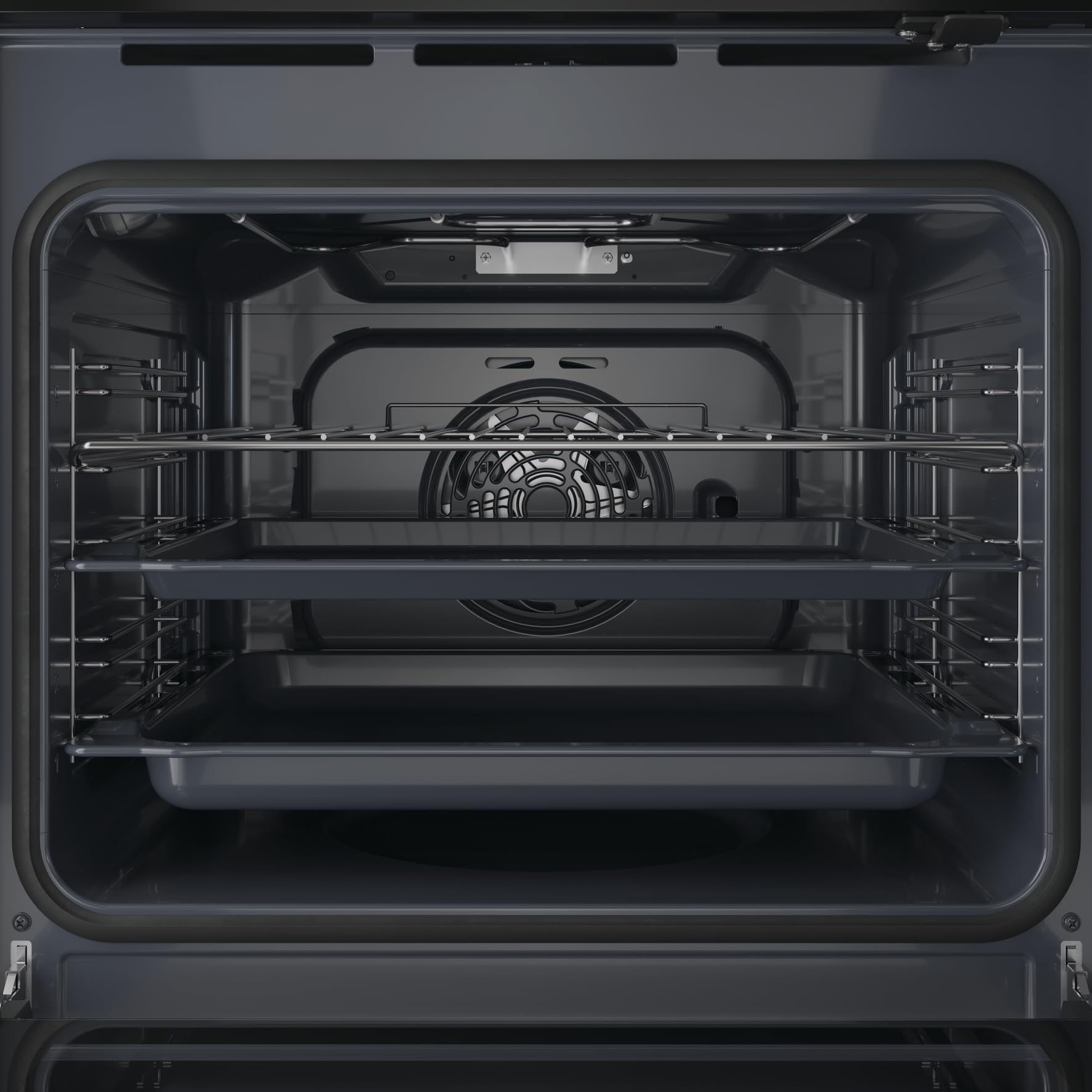 Privileg PBA285HR0K Einbaubackofen 71 Liter Hydrolyse-Reinigungsfunktion Heißluftbackofen 11 Funktionen Black Glass
