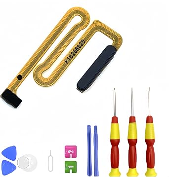 Galaxy A13 5G Power Button Flex Cable Replacement for Samsung Galaxy A136U Fingerprint Sensor Home Button Flex Cable Connector Replacement Parts 6.5 InchesUS Version Black
