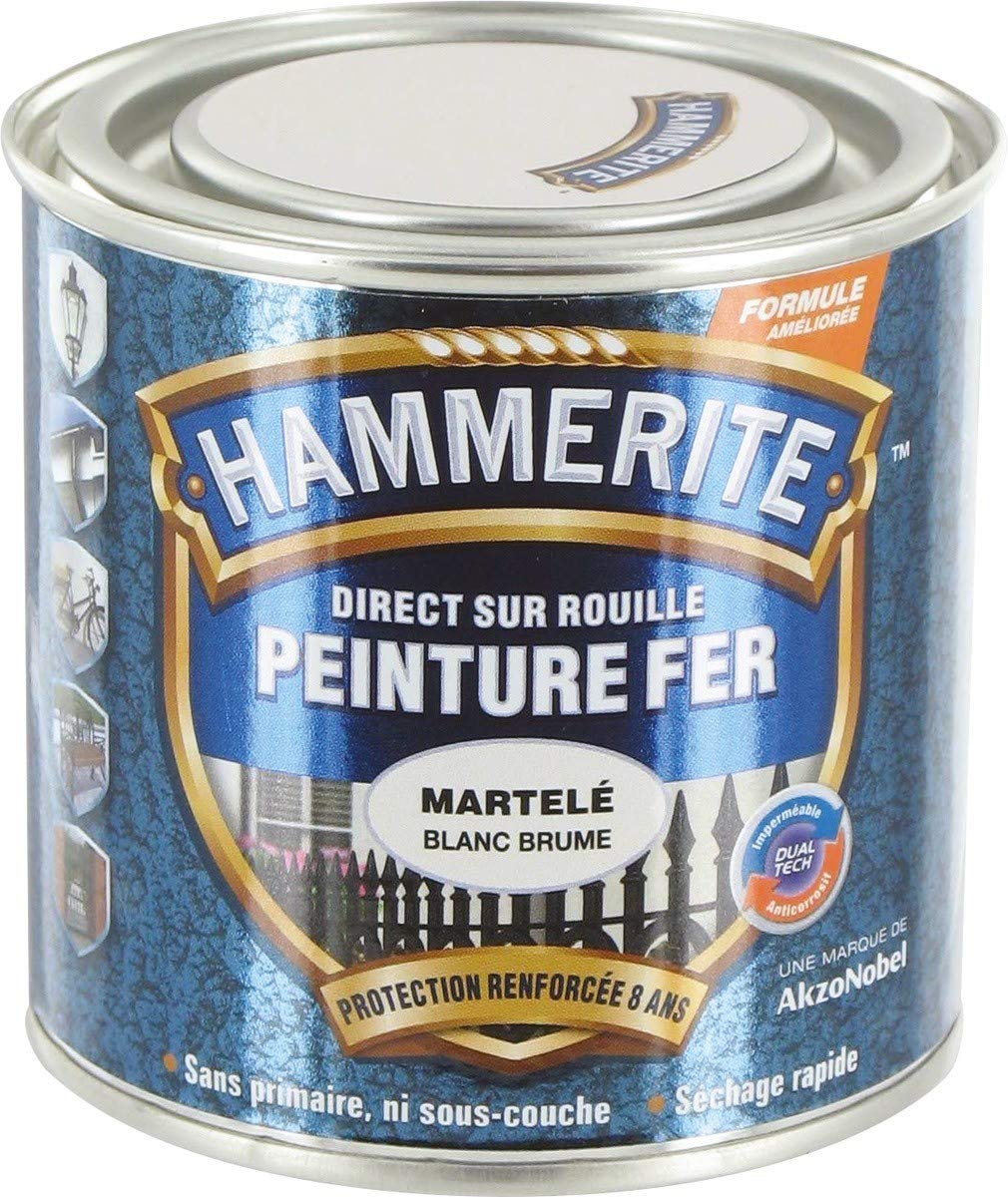 Hammerite fer martelé 0.75l gris ardoise