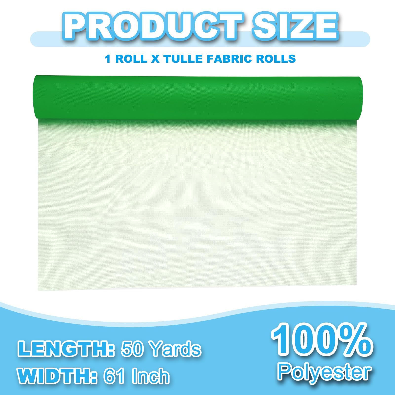 PATIKIL Tulle Fabric Rolls - Image 2