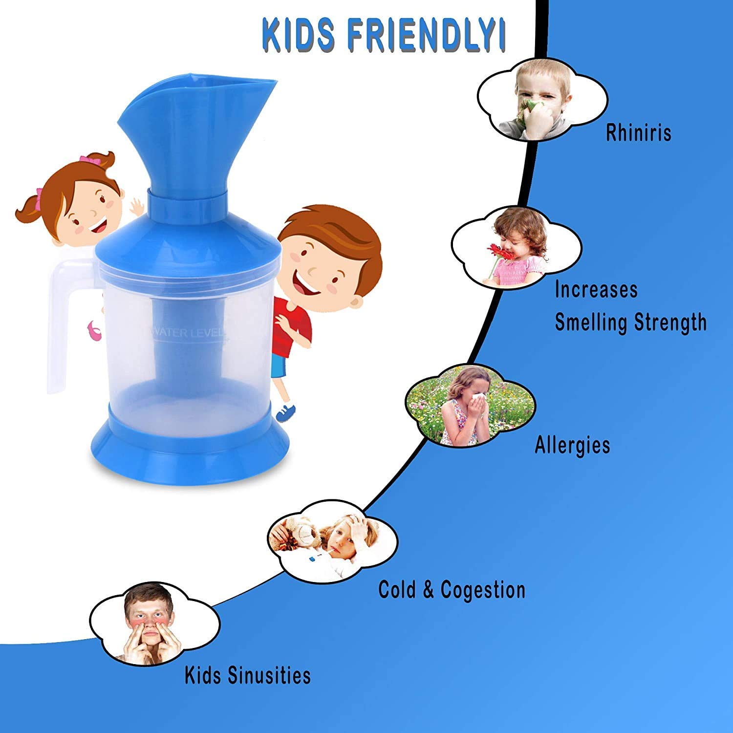 SUKHSON INDIA Dr. Well 2 In 1 Balm Effect Steam Inhaler| Made In India