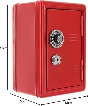 Metal Lock Case Shaped Piggy Bank
