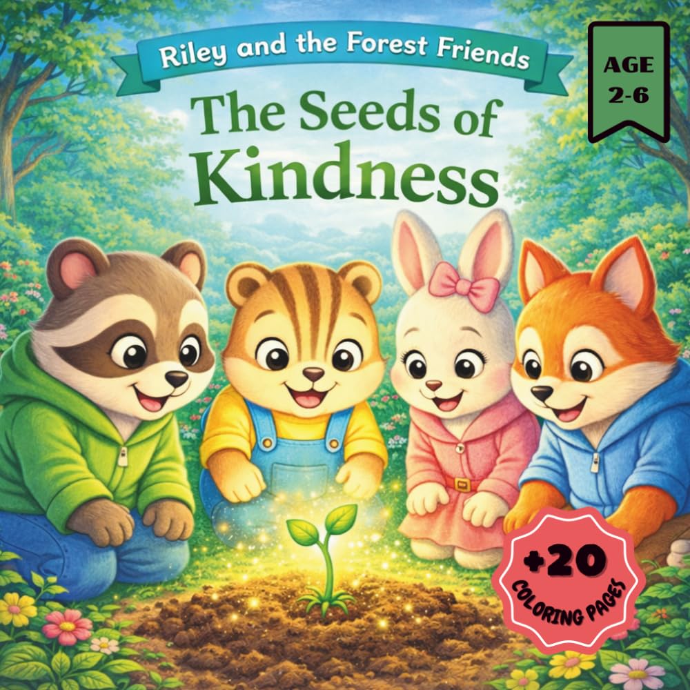 The Seeds of Kindness: A Heartwarming Story About Kindness, Friendship, and Sharing (Racoon Riley and the Forest Friends)