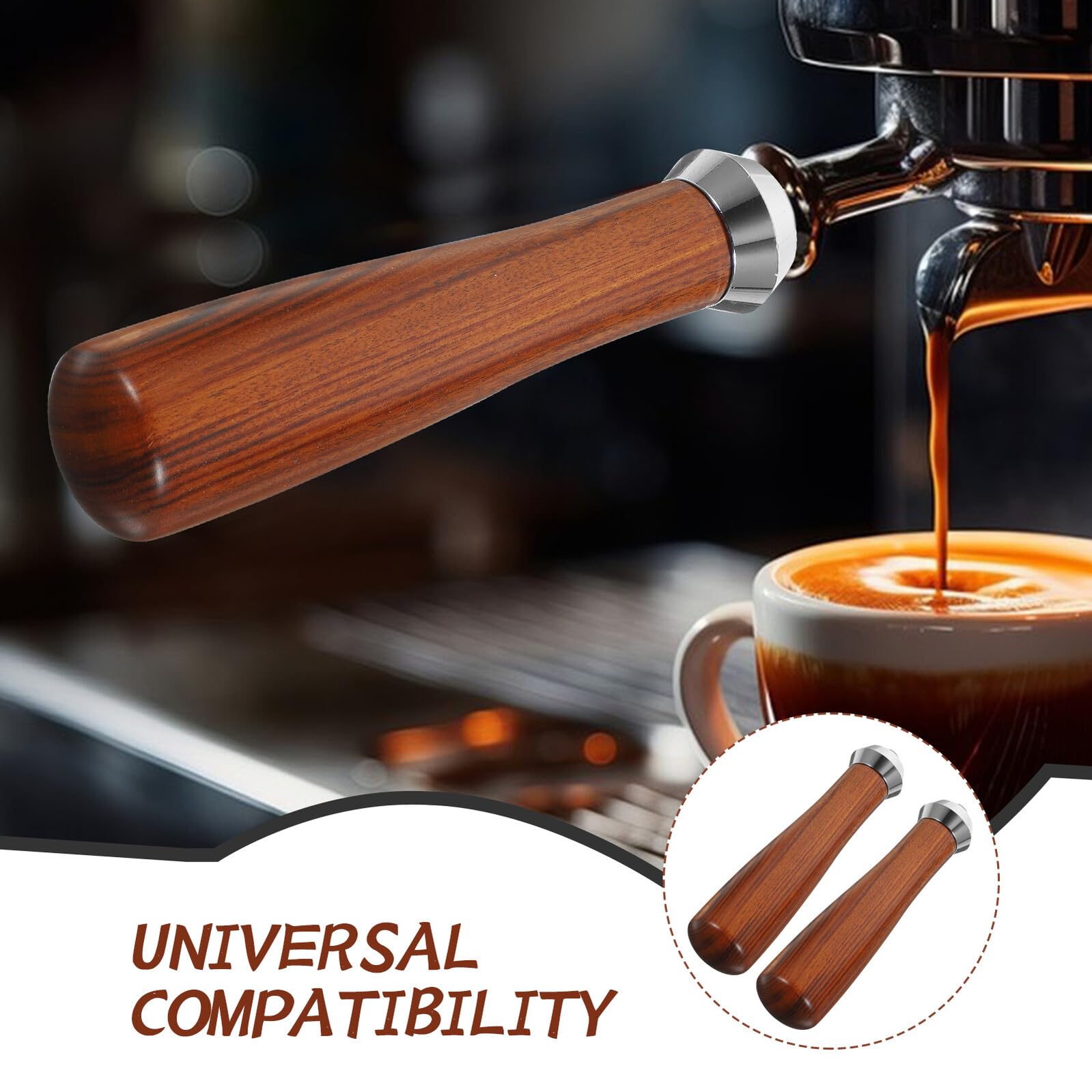 Maniglia di Ricambio per Macchina Caffè Espresso 2 Pezzi