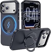 Vista 153 de Funda magnética para iPhone Air con protector de lente de cámara, protección grado militar de 10 pies, compatible con funda MagSafe Slim para iPhone