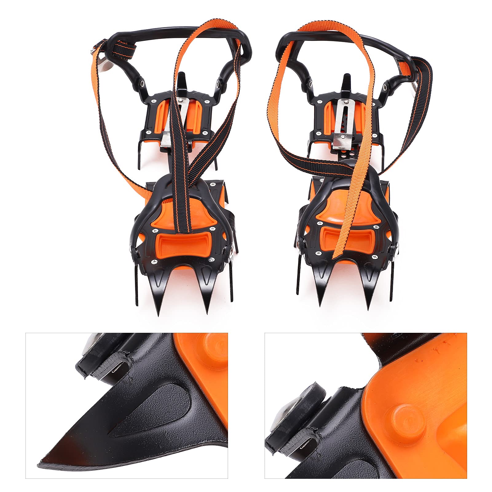 Crampons Anti Slip 12 Denti ad alta resistenza Stilla forte Stilling Ice Gatte per il Deserto della Giornata della neve