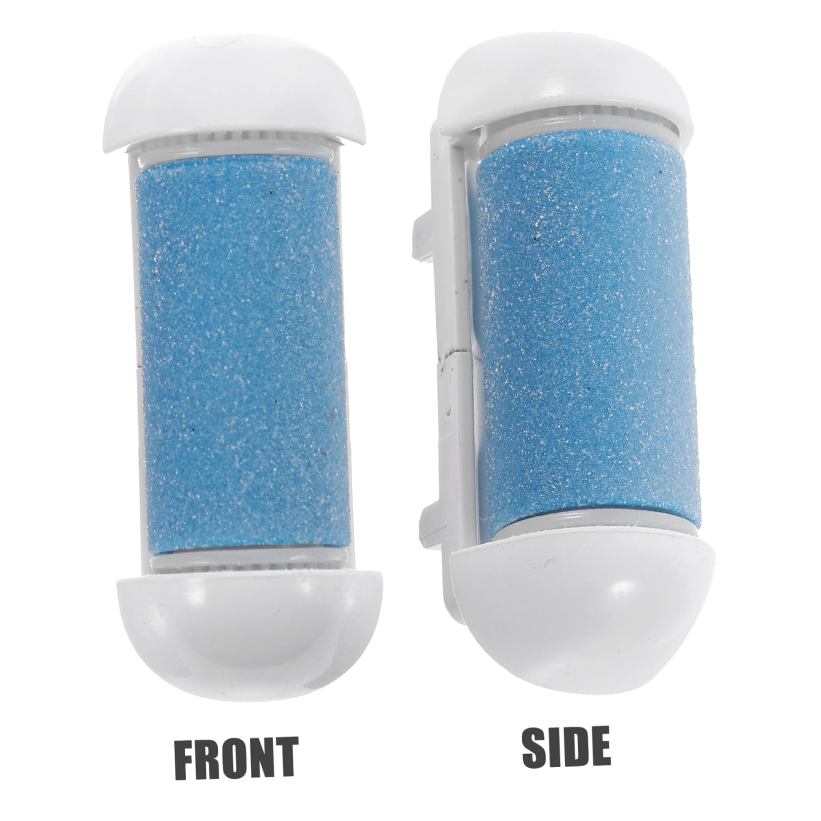 Beaupretty 18piezas Rodillos De Reemplazo Para Cuidado De Pies Accesorios Exfoliadores De Muerta y Cutículas Compatible Dispositivo Eléctrico Rosa y Azul