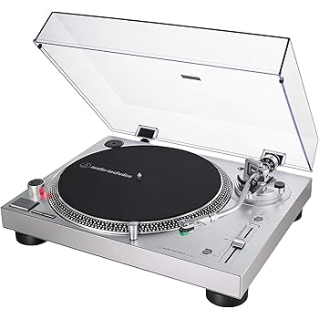 Audio-Technica Manual Direct-Drive Turntable (Analogue & USB), Silver