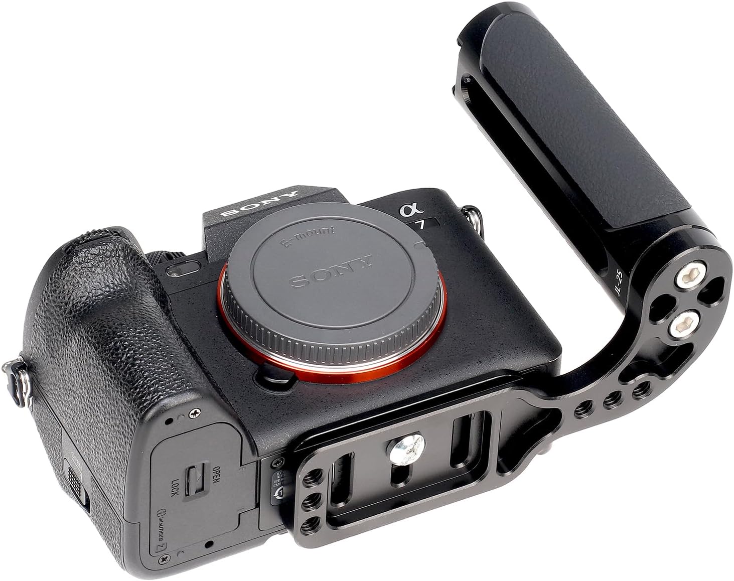 Foto4easy Universal Camera Side Handle Grip with Arca Swiss Plate for Canon Nikon Sony Fujifilm DSLR Camera